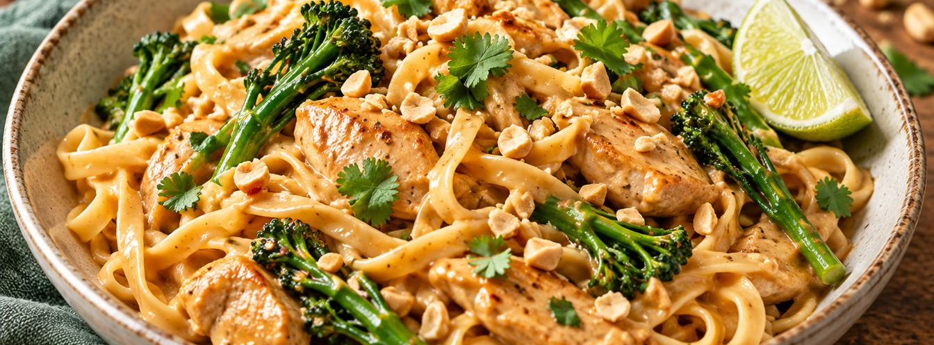 Chicken Peanut Butter Noodles
