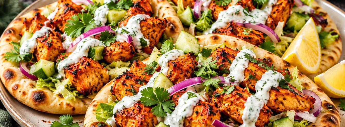 Chicken Tikka Loaded Naan