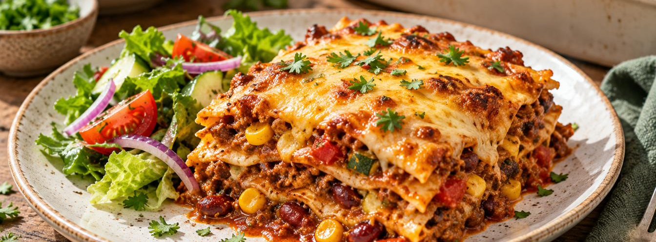 Enchilada Lasagne