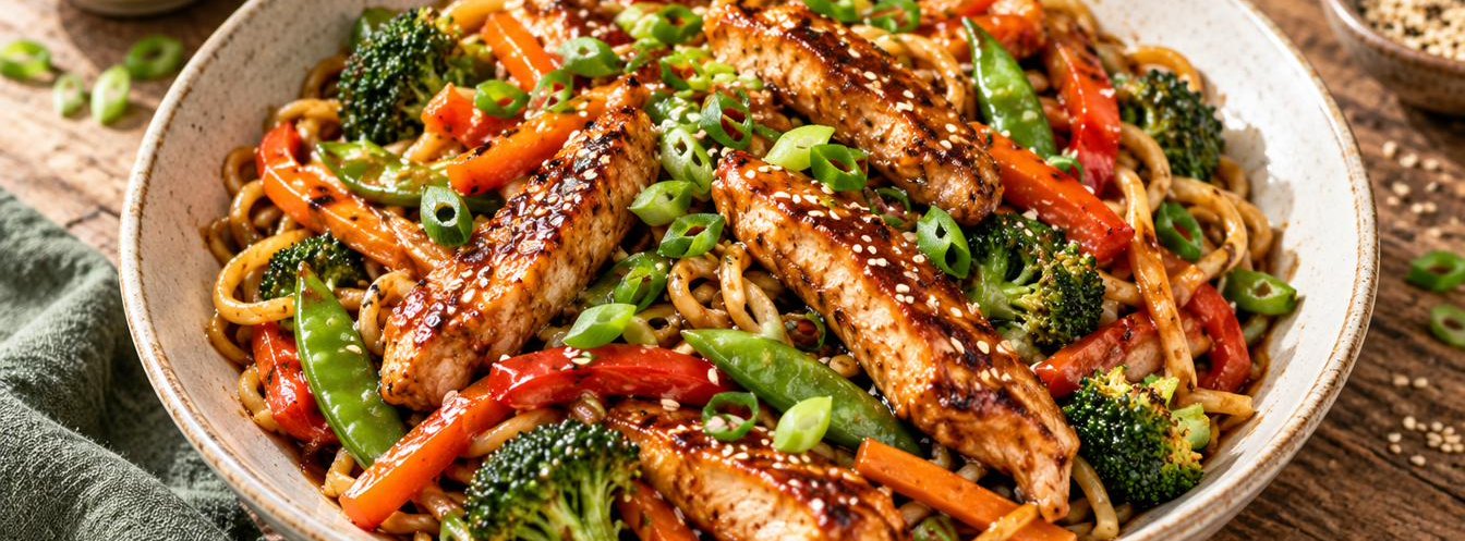 Lazy Teriyaki Chicken Stir-Fry