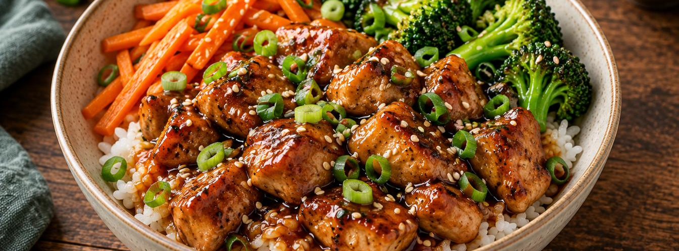 Teriyaki Chicken Rice Bowl