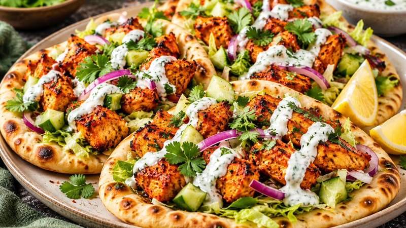Chicken Tikka Loaded Naan