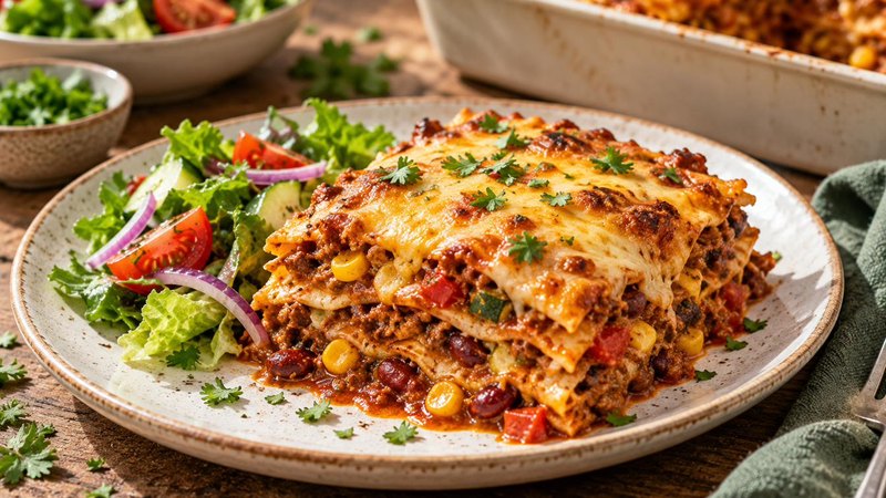 Enchilada Lasagne