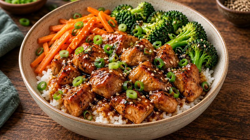 Teriyaki Chicken Rice Bowl
